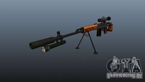 Снайперская винтовка Драгунова A&K для GTA 4