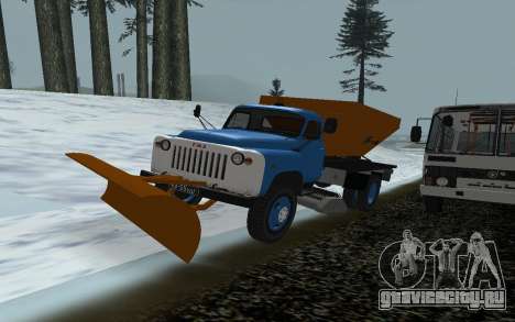 ГАЗ 53 Снегоуборщик для GTA San Andreas