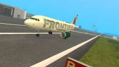 Airbus A319-111 Frontier Airlines Red Foxy для GTA San Andreas