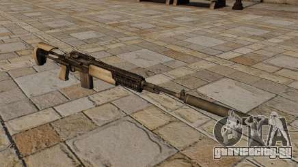 Автоматическая винтовка M14 с глушителем для GTA 4