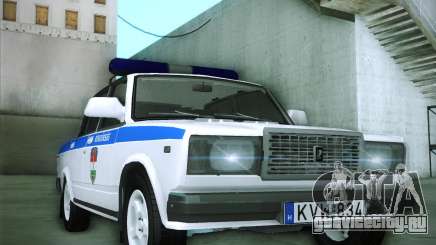 Lada 2107 Rendőrség для GTA San Andreas