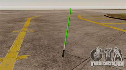 Зелёный лазерный меч Star Wars для GTA 4