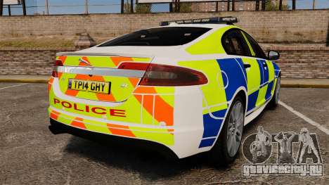 Jaguar XFR 2010 British Police [ELS] для GTA 4