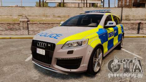 Audi Q7 Metropolitan Police [ELS] для GTA 4