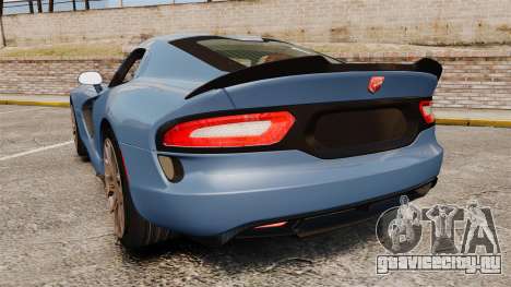 Dodge Viper SRT TA 2014 Rebuild для GTA 4