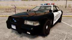GTA V Vapid Steelport Police Cruiser [ELS] для GTA 4