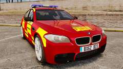 BMW M5 West Midlands Fire Service [ELS] для GTA 4