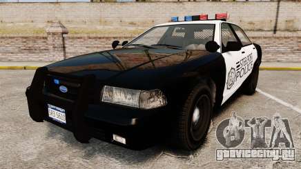 GTA V Vapid Steelport Police Cruiser [ELS] для GTA 4