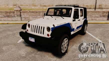 Jeep Wrangler Rubicon Police 2013 [ELS] для GTA 4