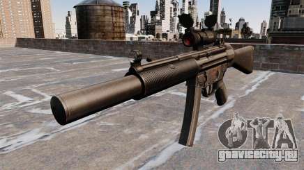 Пистолет-пулемёт HK MP5SD2 для GTA 4