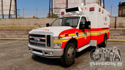 Ford F-350 FDNY Ambulance [ELS] для GTA 4