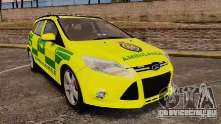 Ford Focus ST Estate 2012 [ELS] London Ambulance для GTA 4
