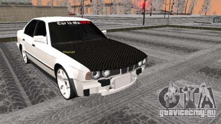 BMW 535i чёрный для GTA San Andreas
