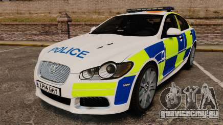 Jaguar XFR 2010 British Police [ELS] для GTA 4