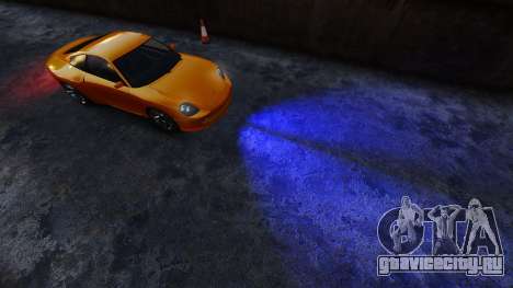 Синий свет фар для GTA 4