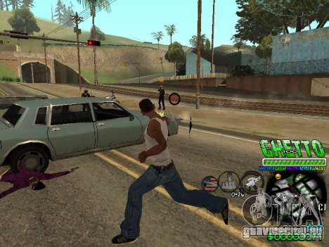 C-HUD Ghetto Life для GTA San Andreas