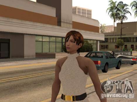 Девушка в белом платье для GTA San Andreas