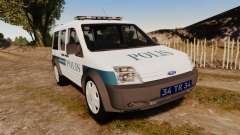 Ford Transit Connect Turkish Police [ELS] v2.0 для GTA 4