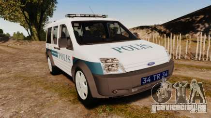 Ford Transit Connect Turkish Police [ELS] v2.0 для GTA 4