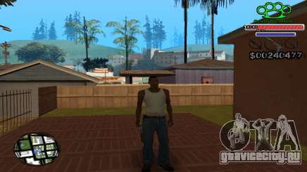 C-HUD Gangster by NickQuest для GTA San Andreas