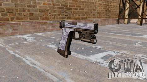 Пистолет Glock 20 Blue Tiger для GTA 4