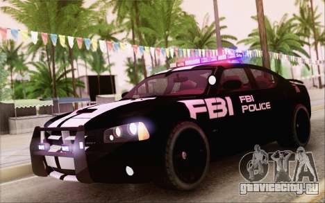 Dodge Charger SRT8 FBI Police для GTA San Andreas