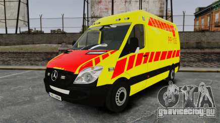 Mercedes-Benz Sprinter Finnish Ambulance [ELS] для GTA 4