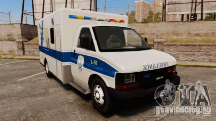 Brute Speedo TEMS Ambulance [ELS] для GTA 4