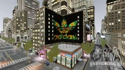 Большая реклама Adidas Originals для GTA 4