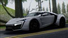 W Motors Lykan Hypersport 2013 для GTA San Andreas
