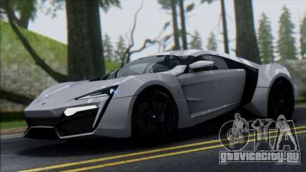 W Motors Lykan Hypersport 2013 для GTA San Andreas