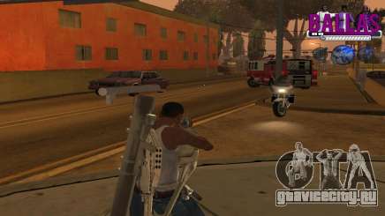 C-HUD Ballas для GTA San Andreas