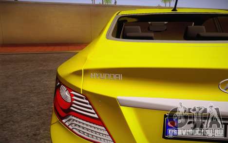 Hyundai Accent Taxi 2013 для GTA San Andreas