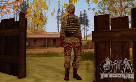 Zombie Soldier для GTA San Andreas