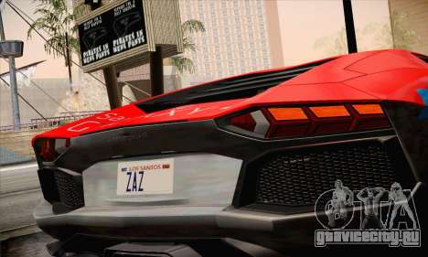 Lamborghini Aventador LP700-4 для GTA San Andreas