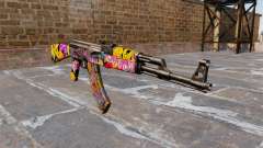 Автомат АК-47 Graffitti для GTA 4
