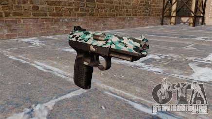 Пистолет FN Five-seveN Aqua Camo для GTA 4