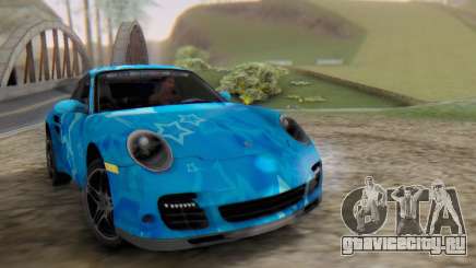 Porsche 911 Turbo Blue Star для GTA San Andreas