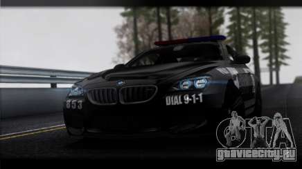 BMW M6 Coupe Redview Police для GTA San Andreas