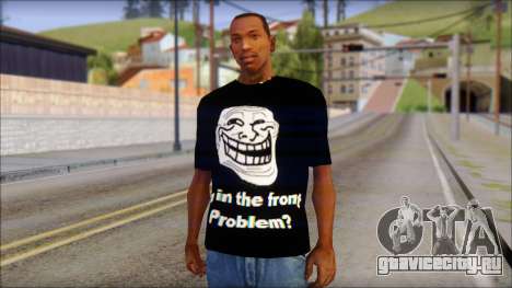 Trollface and Forever Alone T-Shirt для GTA San Andreas