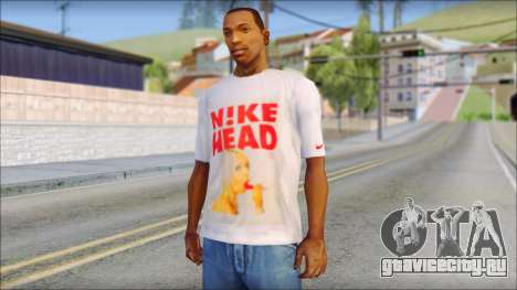 N1KE Head T-Shirt для GTA San Andreas