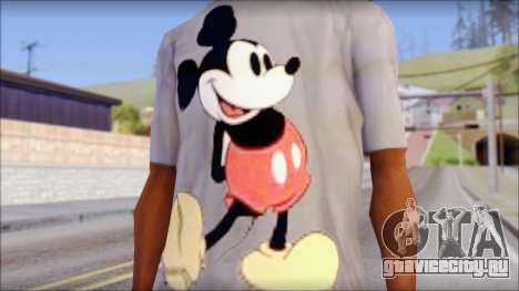 Mickey Mouse T-Shirt для GTA San Andreas