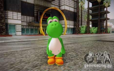 Yoshi from Super Mario для GTA San Andreas