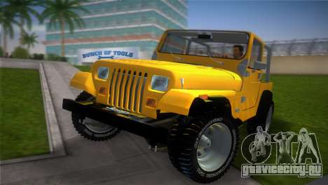 Jeep Wrangler 1986 v4.0 Fury для GTA Vice City