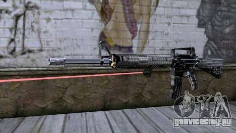 M4A1 с лазерным прицелом для GTA San Andreas