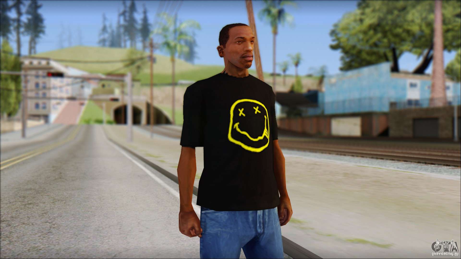 Nirvana T-Shirt для GTA San Andreas. 