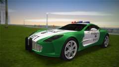Aston Martin One-77 police для GTA Vice City