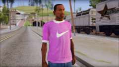 NIKE Pink T-Shirt для GTA San Andreas