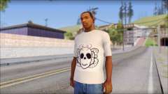 Skull Butterfly T-Shirt для GTA San Andreas