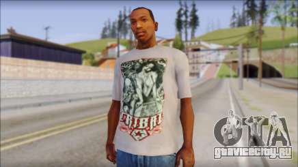 Tribal tee Mouse Inked White T-Shirt для GTA San Andreas